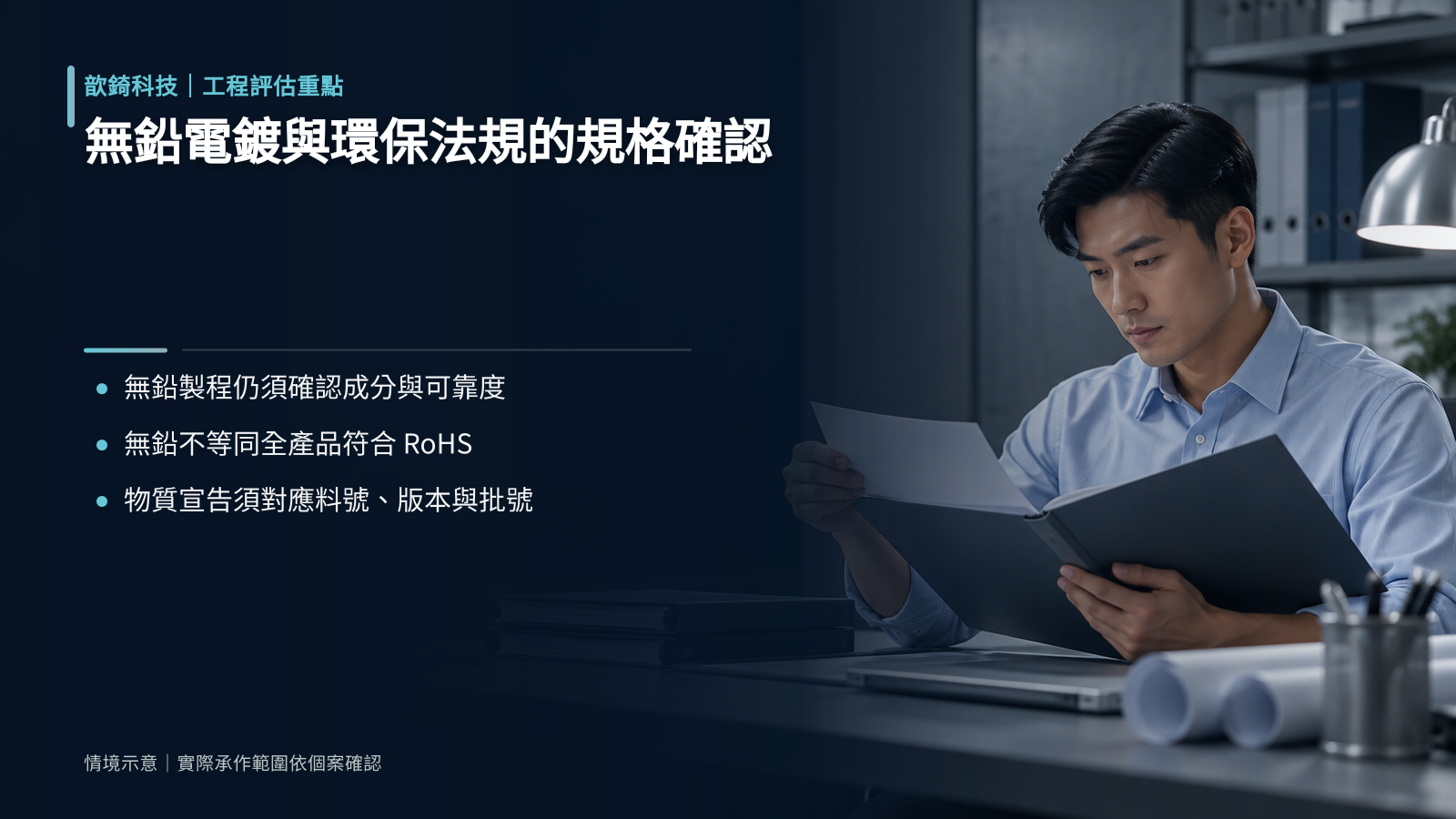 無鉛電鍍與環保法規的規格確認